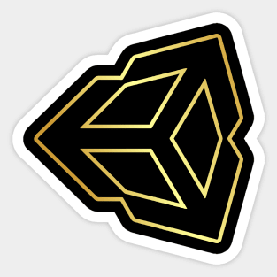 unity gold edition Sticker